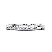 Rene Straight Claw Set Wedding Ring