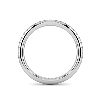 Rene Straight Wedding Ring with Natural Diamonds 0.2ct Total Weight