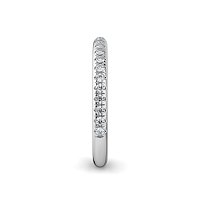 Rene Straight Claw Set Wedding Ring
