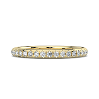 Rene Straight Wedding Ring with Natural Diamonds 0.2ct Total Weight