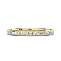 Rene Straight Claw Set Wedding Ring