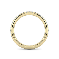 Rene Straight Wedding Ring with Natural Diamonds 0.2ct Total Weight