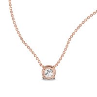Necklace with Lab Grown Diamond 0.51cts