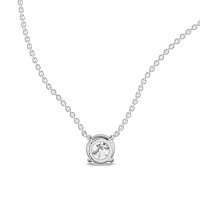 Necklace with Lab Grown Diamond 0.50cts