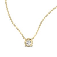 Necklace with Lab Grown Diamond 0.34cts D/VVS1