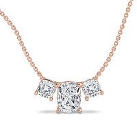 Trilogy Pendant with attached chain