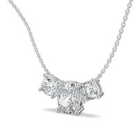 Trilogy Pendant with attached chain