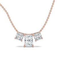 Trilogy Pendant with attached chain