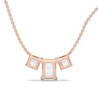 Trilogy Pendant with attached chain