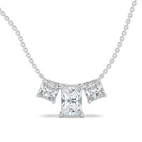 Trilogy Pendant with attached chain