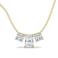 Trilogy Pendant with attached chain