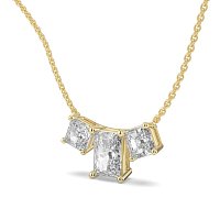 Trilogy Pendant with attached chain