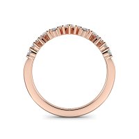 GSD Marquise Round Wedding Ring