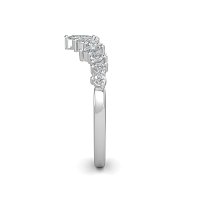 GSD Marquise Round Wedding Ring