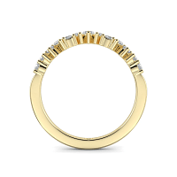 Marquise Wedding Ring with Natural Diamonds 0.3ct Total Weight