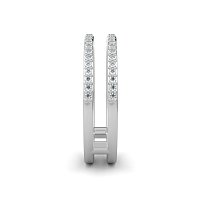 Split Double Band Wedding Ring