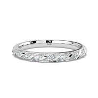 Angeli Twirling Diamond Wedding Ring