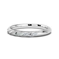 Angeli Twirling Diamond Wedding Ring