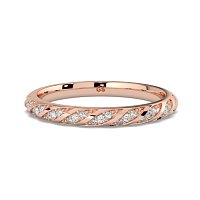 Angeli Twirling Diamond Wedding Ring