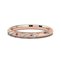 Angeli Twirling Diamond Wedding Ring