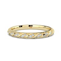 Angeli Twirling Diamond Wedding Ring