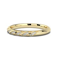 Angeli Twirling Diamond Wedding Ring