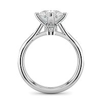 Tulip with Leaf- shaped Beads Side Stones