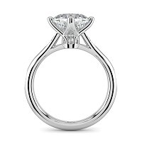 Tulip with Leaf- shaped Beads Side Stones