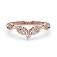 Leaf-Marqui Shaped Wedding Ring