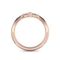 Leaf-Marqui Shaped Wedding Ring