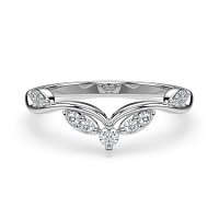 Leaf-Marqui Shaped Wedding Ring