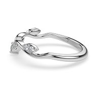 Leaf-Marqui Shaped Wedding Ring