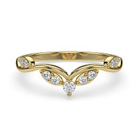 Leaf-Marqui Shaped Wedding Ring
