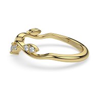 Leaf-Marqui Shaped Wedding Ring