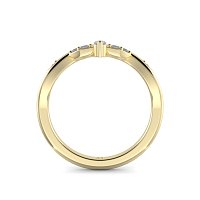 Leaf-Marqui Shaped Wedding Ring