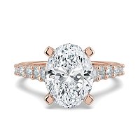 Dalia with Graduated Side Stones
