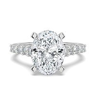 Dalia with Graduated Side Stones