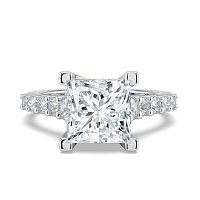 Dalia with Graduated Side Stones