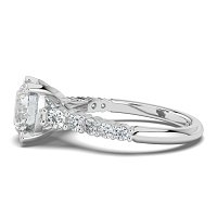 Dalia with Graduated Side Stones