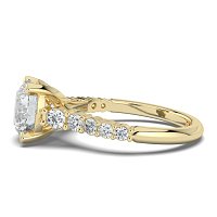 Dalia with Graduated Side Stones