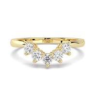 Claw Set Fitted Wedding Ring
