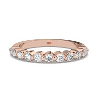Cara Floating Diamond Wedding Ring