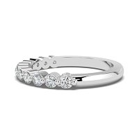 Cara Floating Diamond Wedding Ring