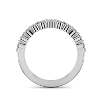 Cara Floating Wedding Ring with Natural Diamonds 0.35ct Total Weight