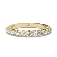 Cara Floating Diamond Wedding Ring