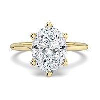 Tulip Cathedral Solitaire with 6 Claws