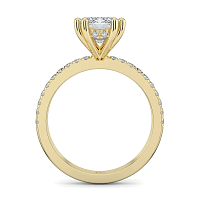 Ariel Side Stones Ring with IGI LG Diamonds 1.8cts Total Weight