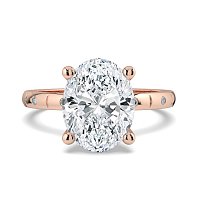 Ariel with Hammer set Diamonds on Band