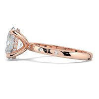 Ariel with Hammer set Diamonds on Band