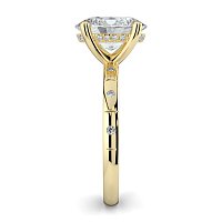 Ariel with Hammer set Diamonds on Band
